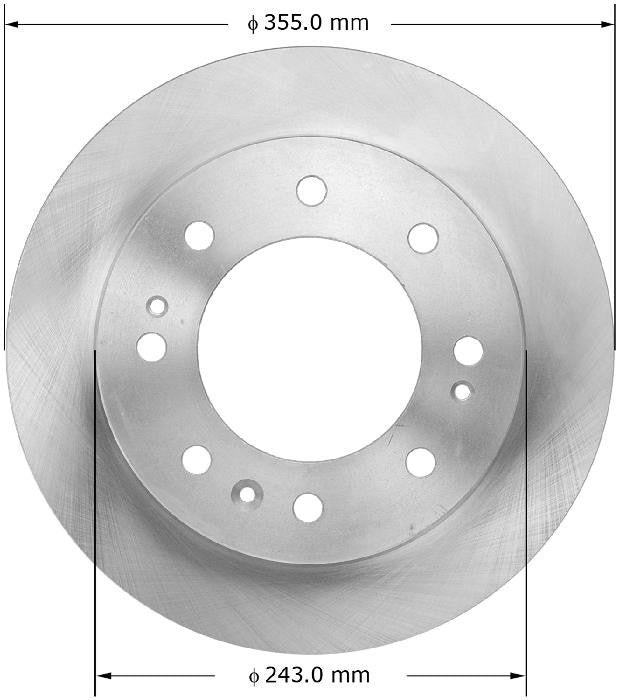 BENDIX PREMIUM DRUM AND ROTOR Disc Brake Rotor PRT6074