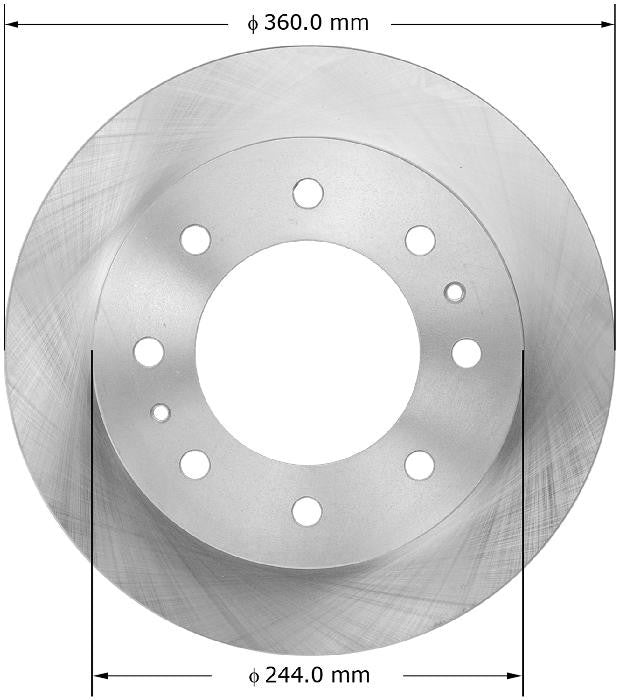 BENDIX PREMIUM DRUM AND ROTOR Disc Brake Rotor PRT6075