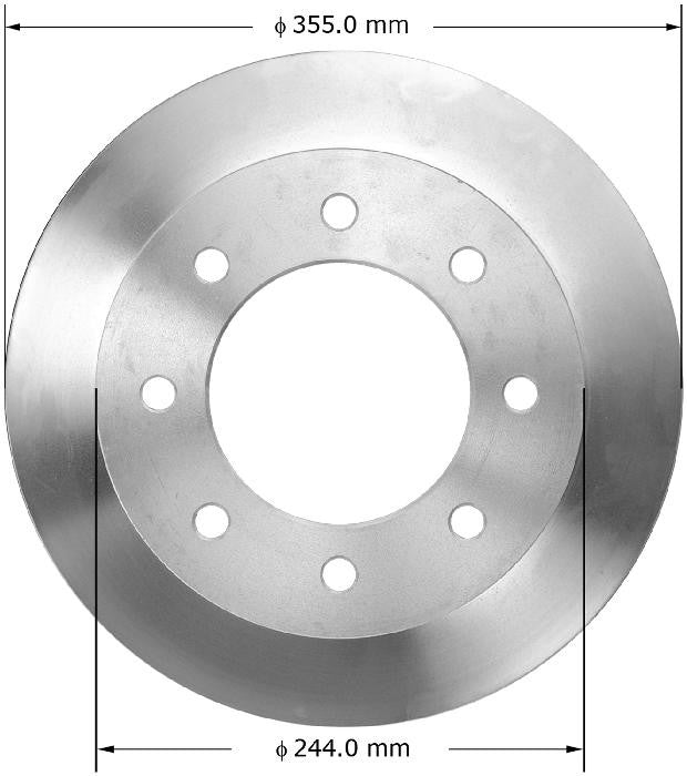 BENDIX PREMIUM DRUM AND ROTOR Disc Brake Rotor PRT6076