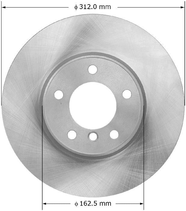 BENDIX PREMIUM DRUM AND ROTOR Disc Brake Rotor PRT6077