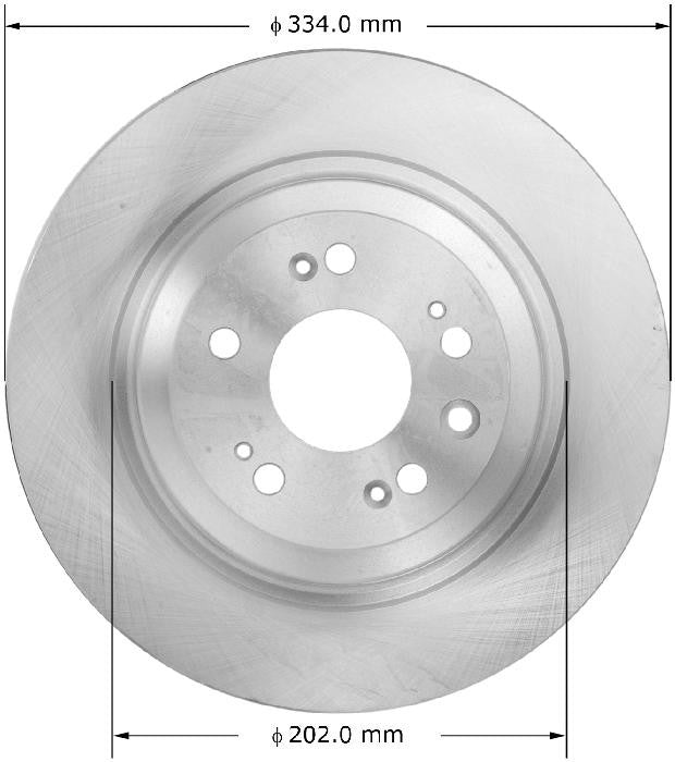 BENDIX PREMIUM DRUM AND ROTOR Disc Brake Rotor PRT6084