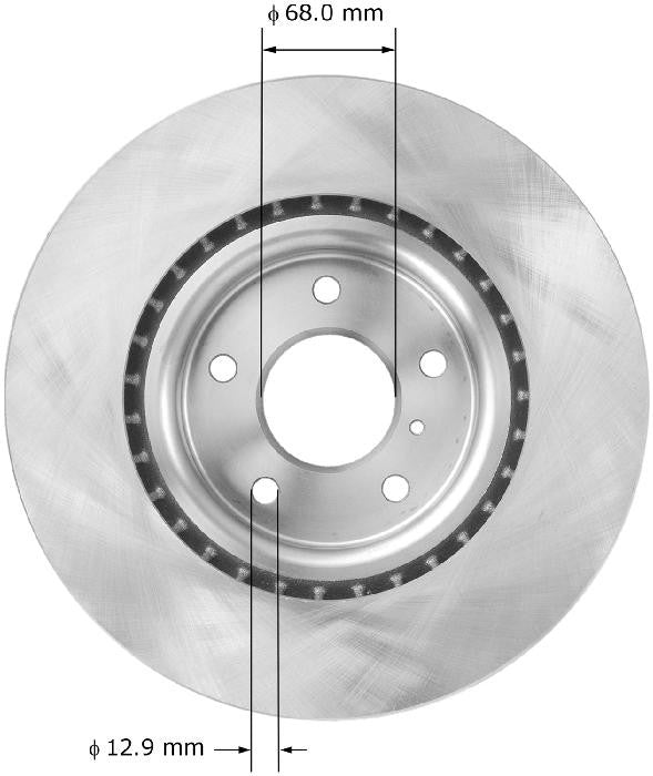 BENDIX PREMIUM DRUM AND ROTOR Disc Brake Rotor PRT6085