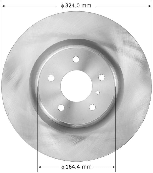 BENDIX PREMIUM DRUM AND ROTOR Disc Brake Rotor PRT6085