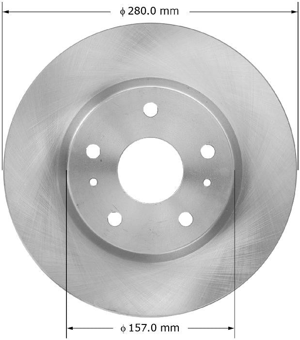 BENDIX PREMIUM DRUM AND ROTOR Disc Brake Rotor PRT6088