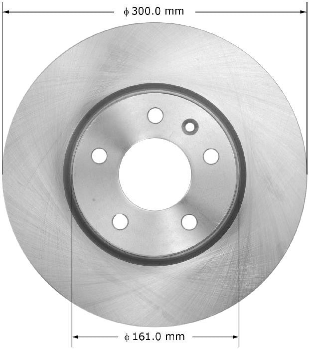 BENDIX PREMIUM DRUM AND ROTOR Disc Brake Rotor PRT6093