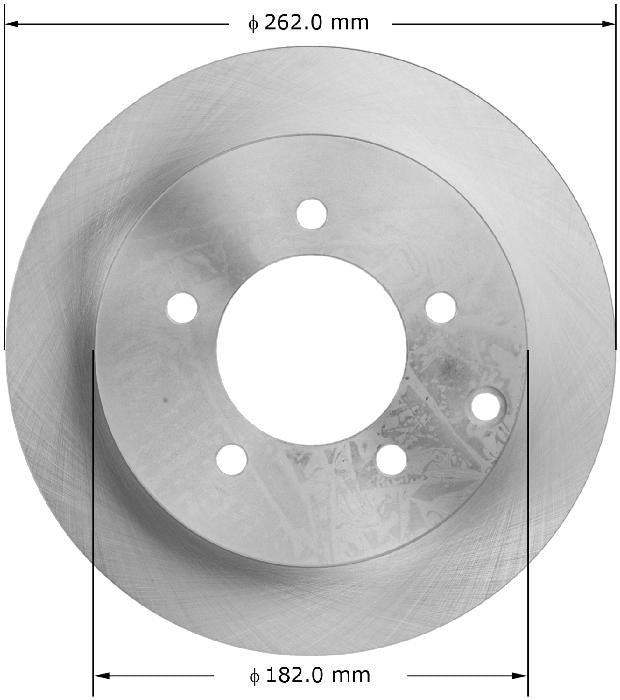 BENDIX PREMIUM DRUM AND ROTOR Disc Brake Rotor PRT6094