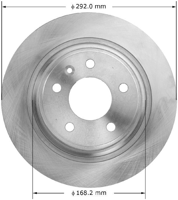 BENDIX PREMIUM DRUM AND ROTOR Disc Brake Rotor PRT6097