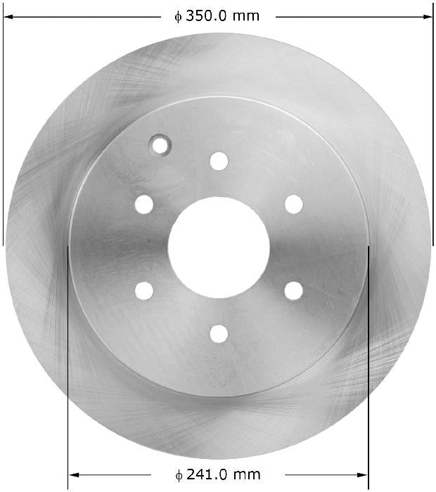 BENDIX PREMIUM DRUM AND ROTOR Disc Brake Rotor PRT6098