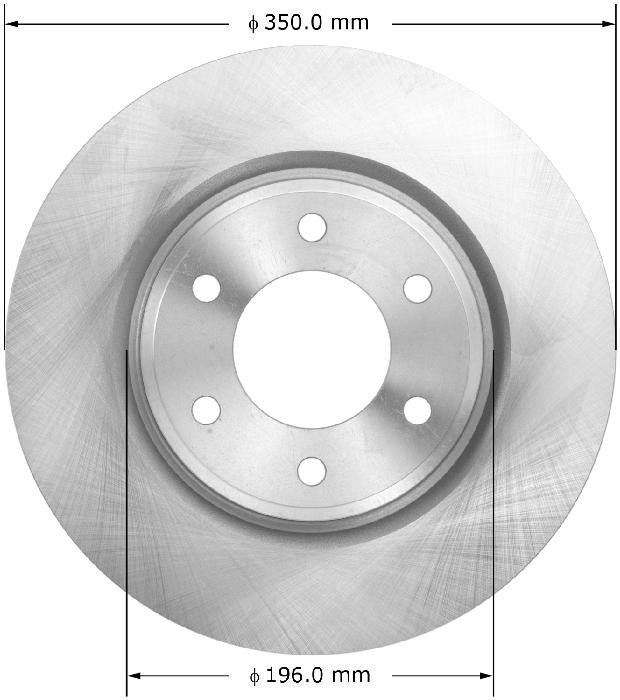 BENDIX PREMIUM DRUM AND ROTOR Disc Brake Rotor PRT6099