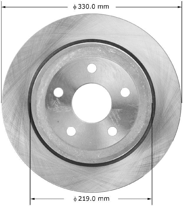 BENDIX PREMIUM DRUM AND ROTOR Disc Brake Rotor PRT6101