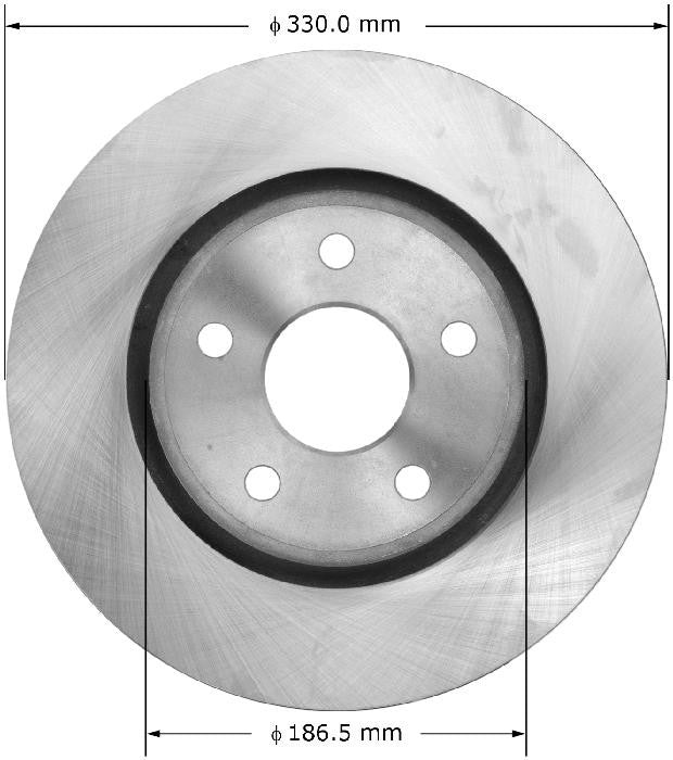 BENDIX PREMIUM DRUM AND ROTOR Disc Brake Rotor PRT6102