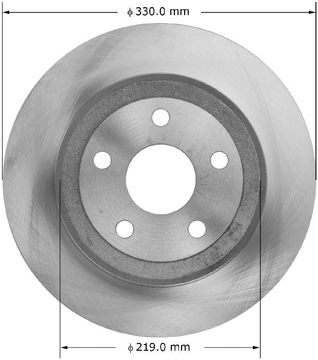 BENDIX PREMIUM DRUM AND ROTOR Disc Brake Rotor PRT6103