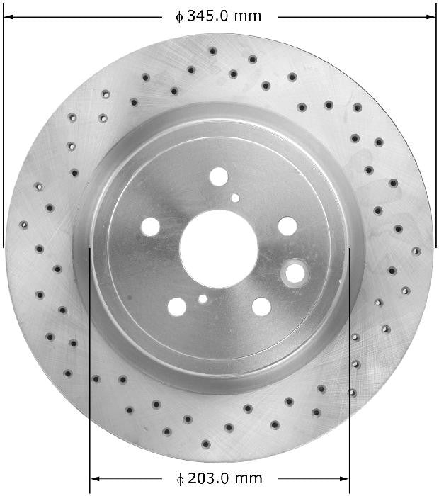 BENDIX PREMIUM DRUM AND ROTOR Disc Brake Rotor PRT6106