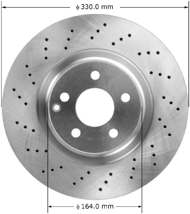 BENDIX PREMIUM DRUM AND ROTOR Disc Brake Rotor PRT6113