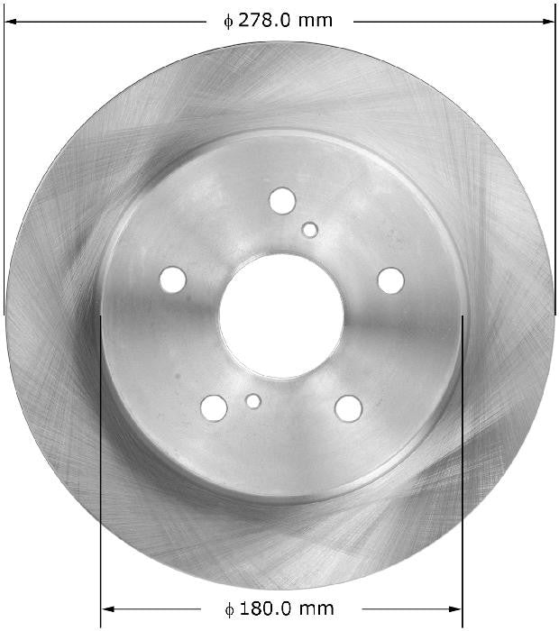 BENDIX PREMIUM DRUM AND ROTOR Disc Brake Rotor PRT6117