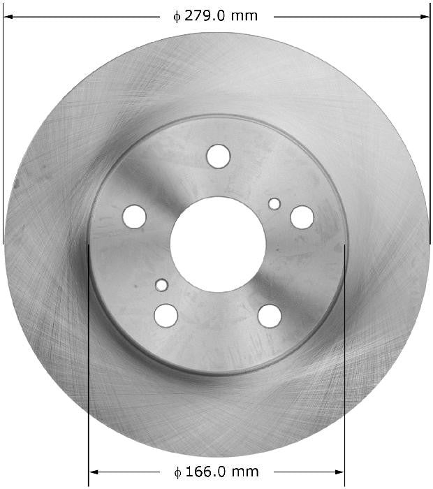 BENDIX PREMIUM DRUM AND ROTOR Disc Brake Rotor PRT6118