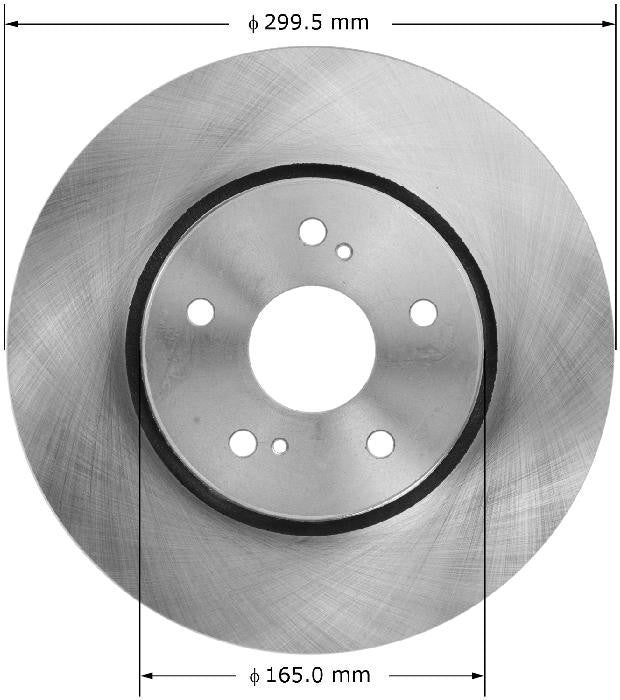 BENDIX PREMIUM DRUM AND ROTOR Disc Brake Rotor PRT6119