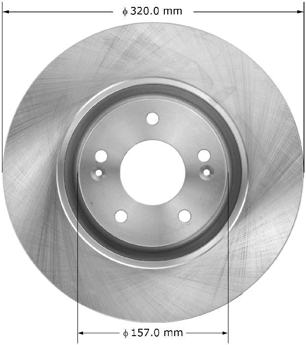 BENDIX PREMIUM DRUM AND ROTOR Disc Brake Rotor PRT6127