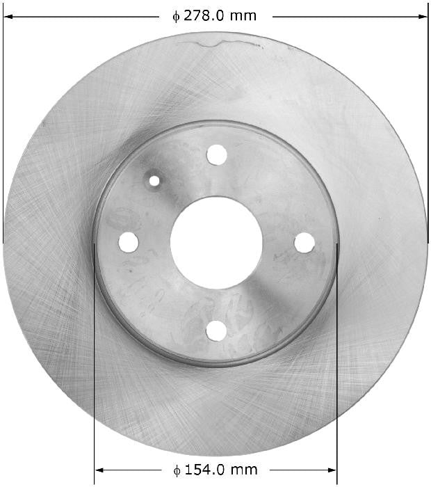 BENDIX PREMIUM DRUM AND ROTOR Disc Brake Rotor PRT6131