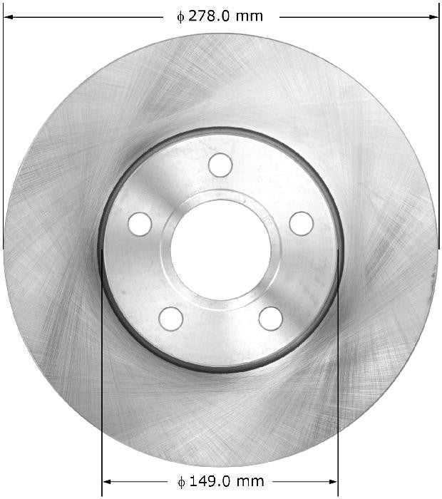 BENDIX PREMIUM DRUM AND ROTOR Disc Brake Rotor PRT6132