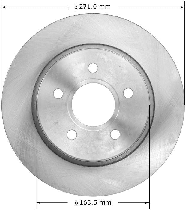 BENDIX PREMIUM DRUM AND ROTOR Disc Brake Rotor PRT6133