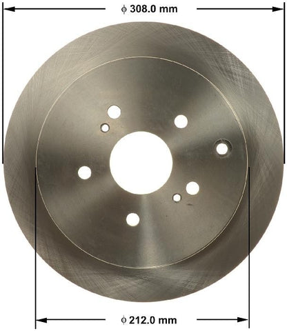 BENDIX PREMIUM DRUM AND ROTOR Disc Brake Rotor PRT6141