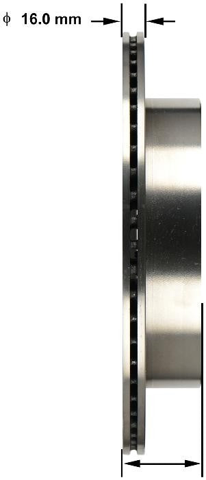 BENDIX PREMIUM DRUM AND ROTOR Disc Brake Rotor PRT6141