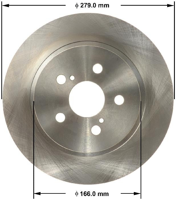 BENDIX PREMIUM DRUM AND ROTOR Disc Brake Rotor PRT6142