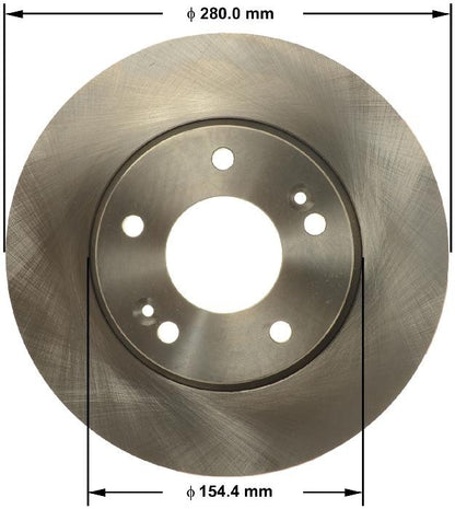 BENDIX PREMIUM DRUM AND ROTOR Disc Brake Rotor PRT6148