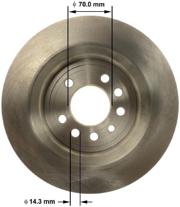 BENDIX PREMIUM DRUM AND ROTOR Disc Brake Rotor PRT6153