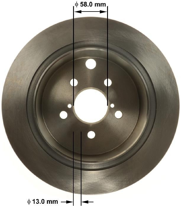 BENDIX PREMIUM DRUM AND ROTOR Disc Brake Rotor PRT6157