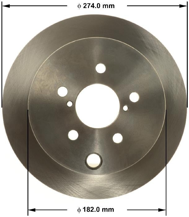 BENDIX PREMIUM DRUM AND ROTOR Disc Brake Rotor PRT6157