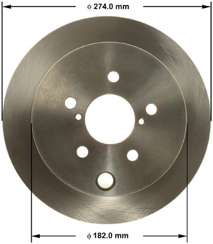 BENDIX PREMIUM DRUM AND ROTOR Disc Brake Rotor PRT6157