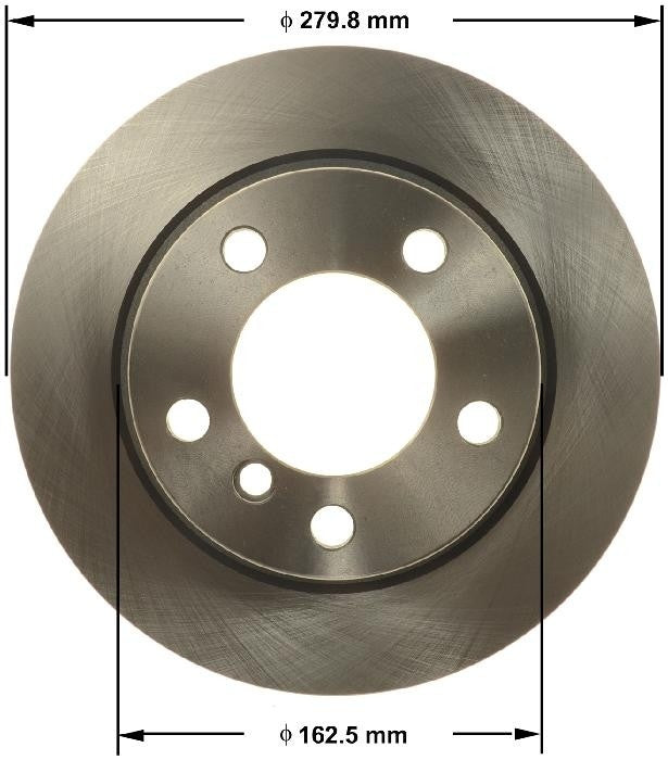 BENDIX PREMIUM DRUM AND ROTOR Disc Brake Rotor PRT6161