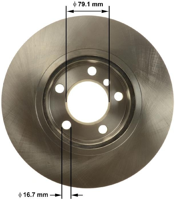 BENDIX PREMIUM DRUM AND ROTOR Disc Brake Rotor PRT6162