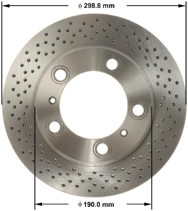 BENDIX PREMIUM DRUM AND ROTOR Disc Brake Rotor PRT6163