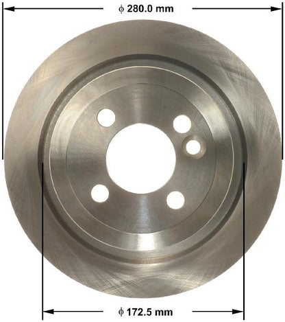 BENDIX PREMIUM DRUM AND ROTOR Disc Brake Rotor PRT6165