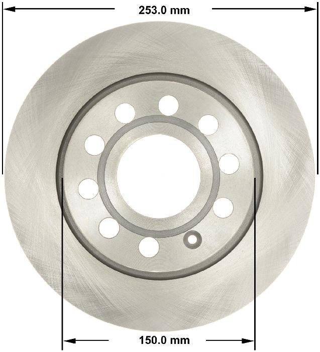 BENDIX PREMIUM DRUM AND ROTOR Disc Brake Rotor PRT6168