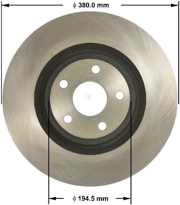 BENDIX PREMIUM DRUM AND ROTOR Disc Brake Rotor PRT6172