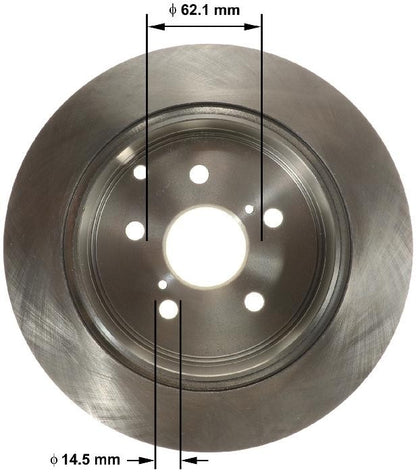 BENDIX PREMIUM DRUM AND ROTOR Disc Brake Rotor PRT6174