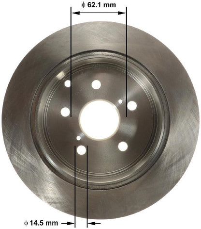 BENDIX PREMIUM DRUM AND ROTOR Disc Brake Rotor PRT6174