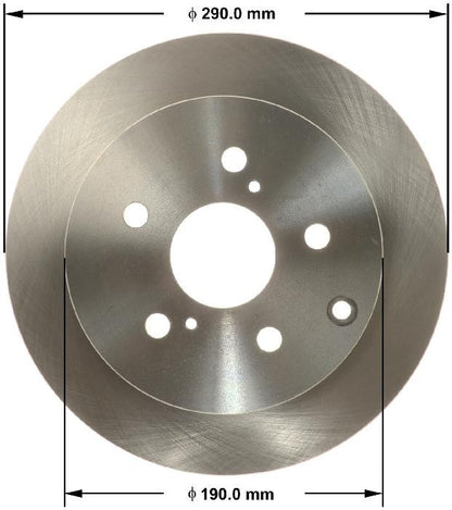 BENDIX PREMIUM DRUM AND ROTOR Disc Brake Rotor PRT6174