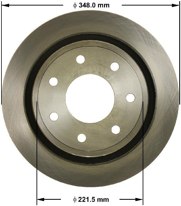 BENDIX PREMIUM DRUM AND ROTOR Disc Brake Rotor PRT6178