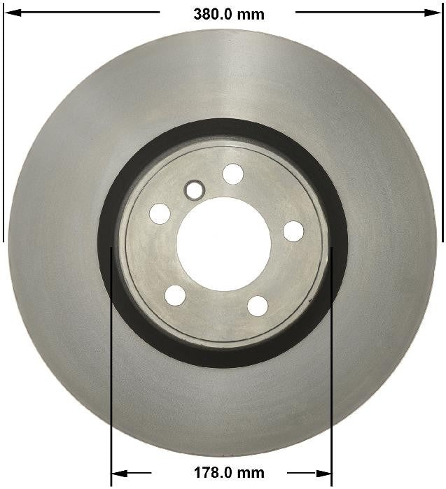 BENDIX PREMIUM DRUM AND ROTOR Disc Brake Rotor PRT6186