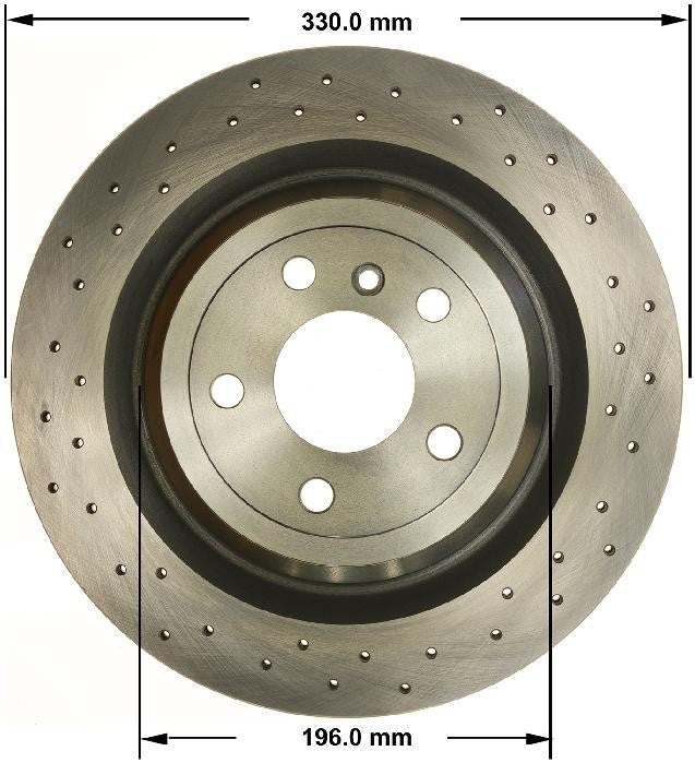 BENDIX PREMIUM DRUM AND ROTOR Disc Brake Rotor PRT6191