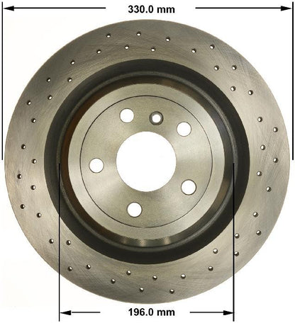 BENDIX PREMIUM DRUM AND ROTOR Disc Brake Rotor PRT6191