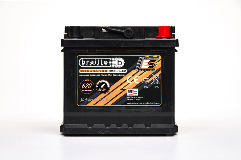BRAILLE AUTO BATTERY 140R-H4-LN1 Endurance AGM Battery 620 CCA Ignitions and Electrical Charging Systems main image
