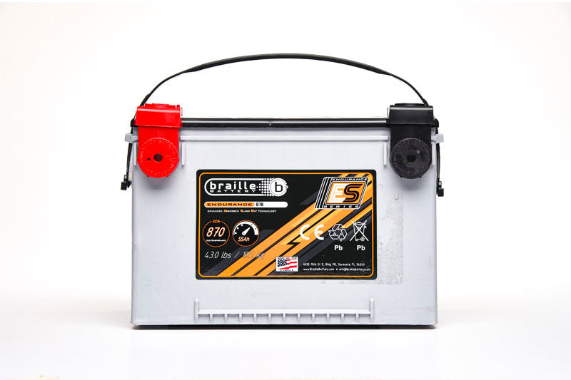 BRAILLE AUTO BATTERY 78 Endurance AGM Battery 870 CCA Ignitions and Electrical Charging Systems main image
