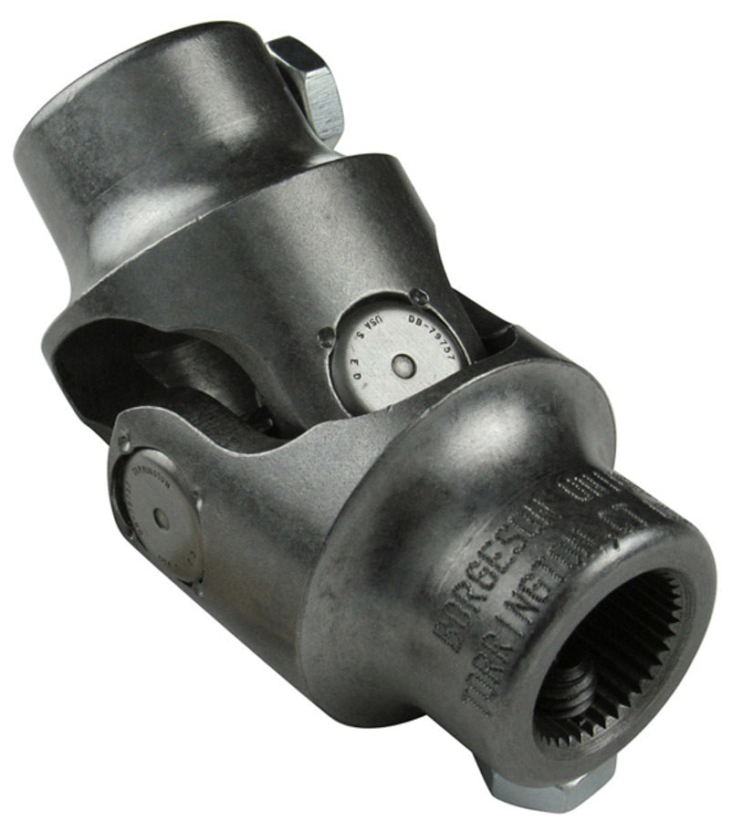 Borgeson Universal Co Steering Universal Joint Steel 3/4DD X 1in Smoot Steering Columns, Shafts and Components Steering Shaft Joints/U-Joints main image