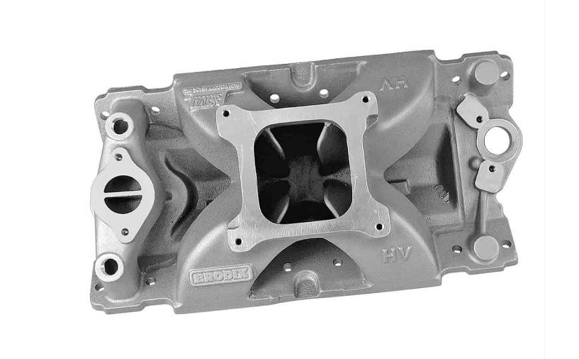 Brodix SBC HV Intake Manifold w/4150 Flange Intake Manifolds and Components Intake Manifolds main image